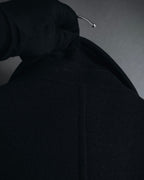 "PRADA" 90’s-00’s Minimal double-breasted wool jacket