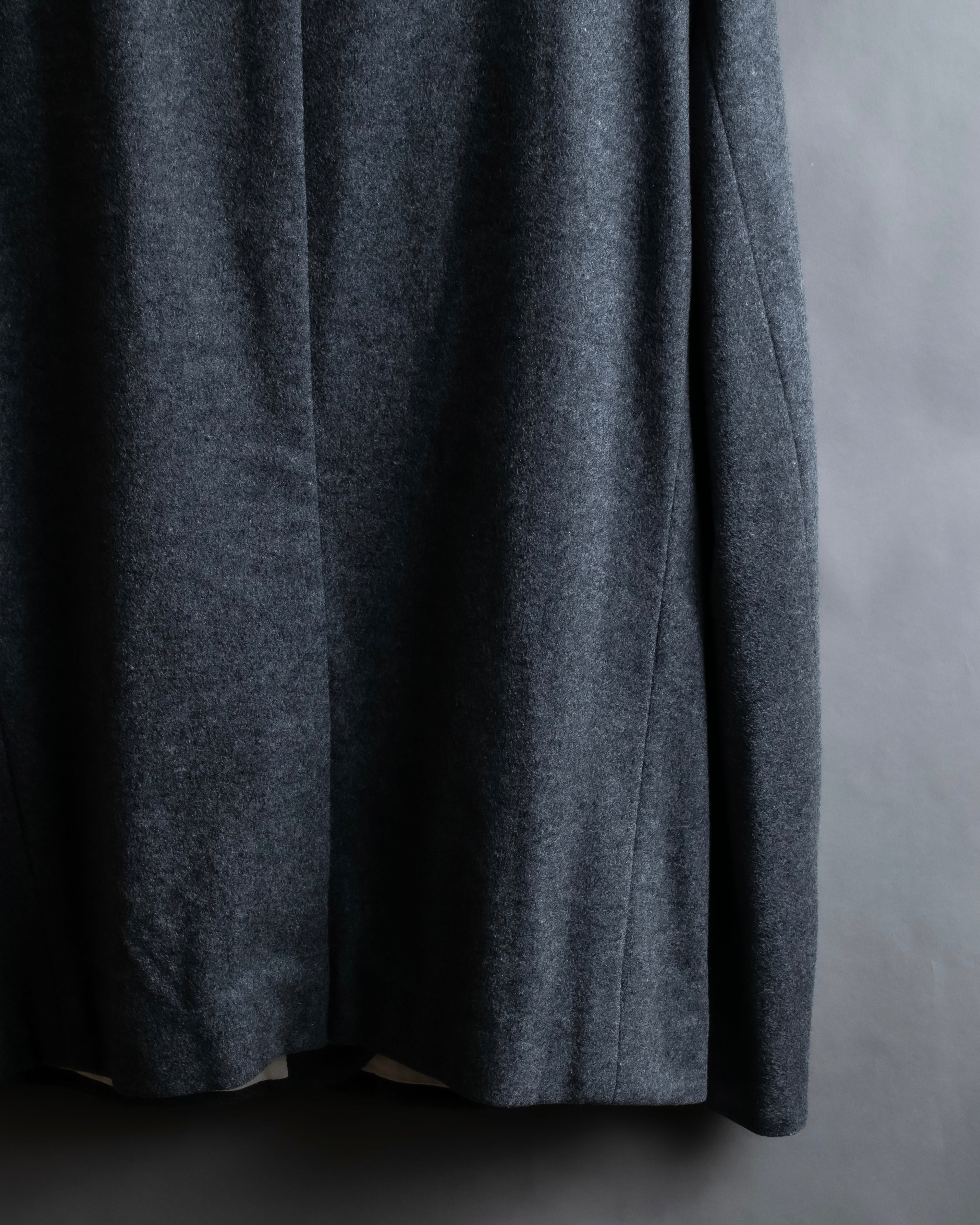 "MIHARA YASUHIRO" Hidden zip detail tailored jacket