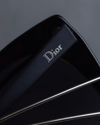 "Christian Dior" Metal frame layered cat-eye sunglasses