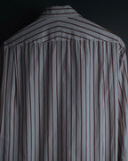 "Christian Dior" 80’s classic striped cotton dress shirt