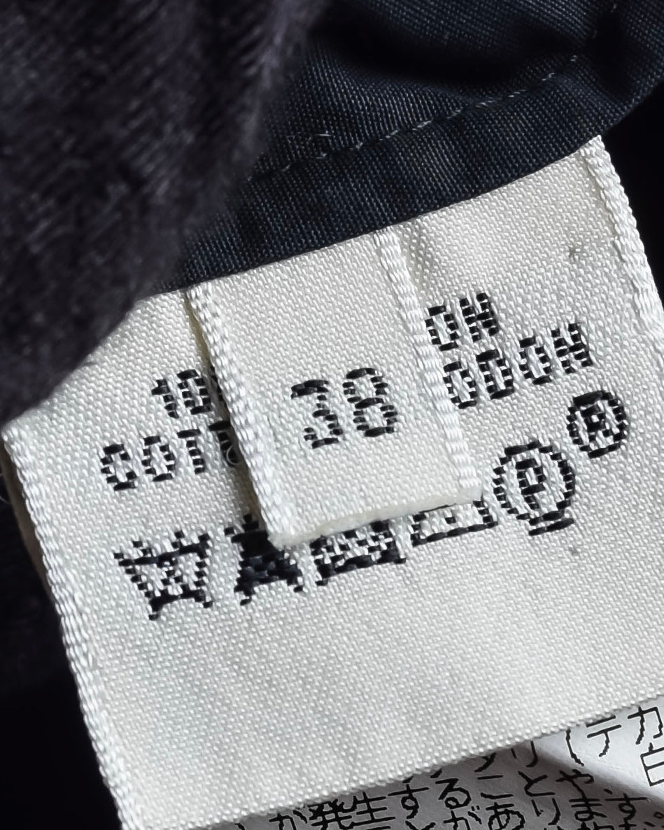 "HERMES" Gaultier period twisted sleeve cotton shirt