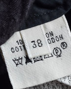 "HERMES" Gaultier period twisted sleeve cotton shirt