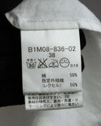 "BURBERRY" Frill design collarless blouse