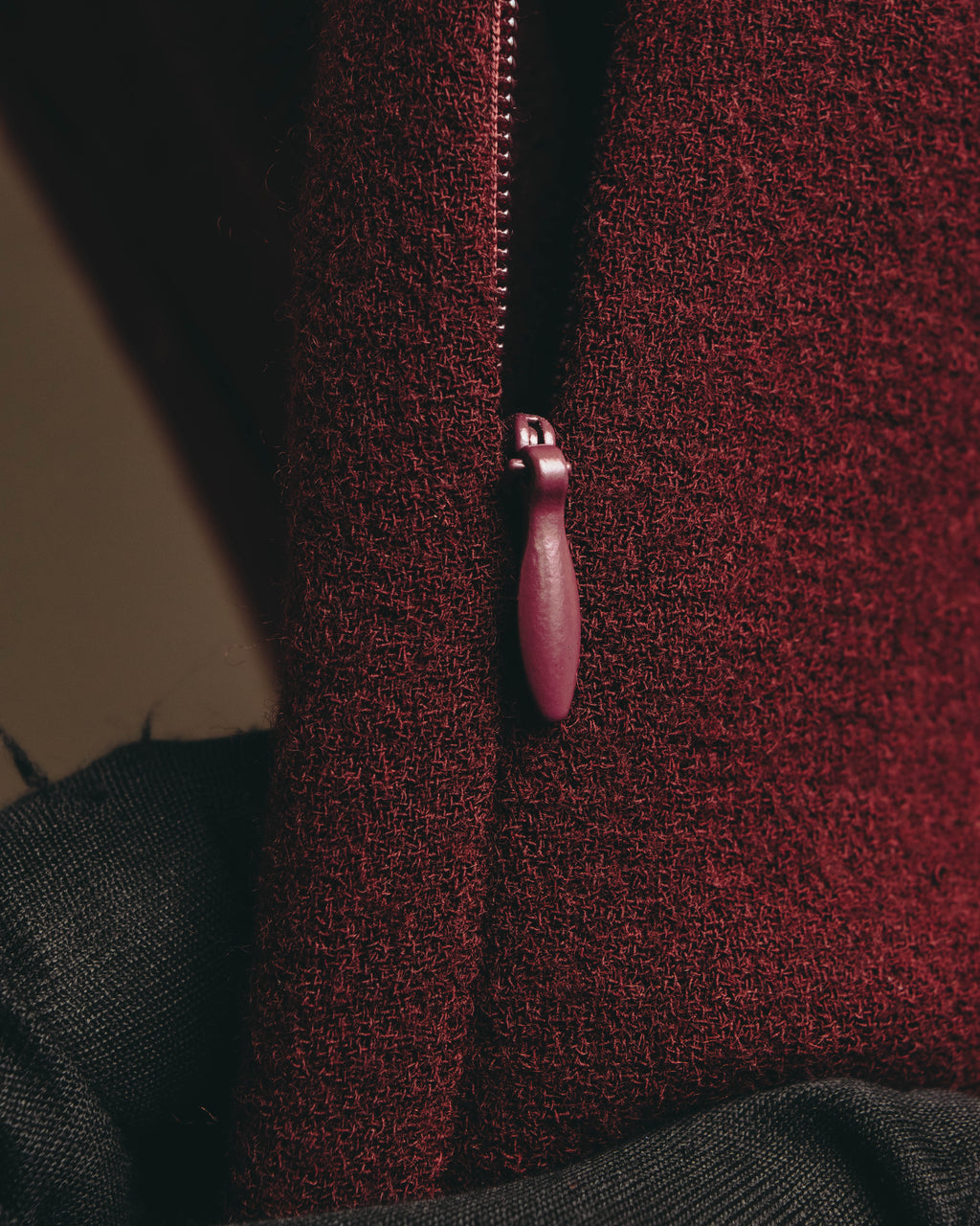 “BOTTEGA VENETA” 10’s Sculptural flutter sleeve wool dress
