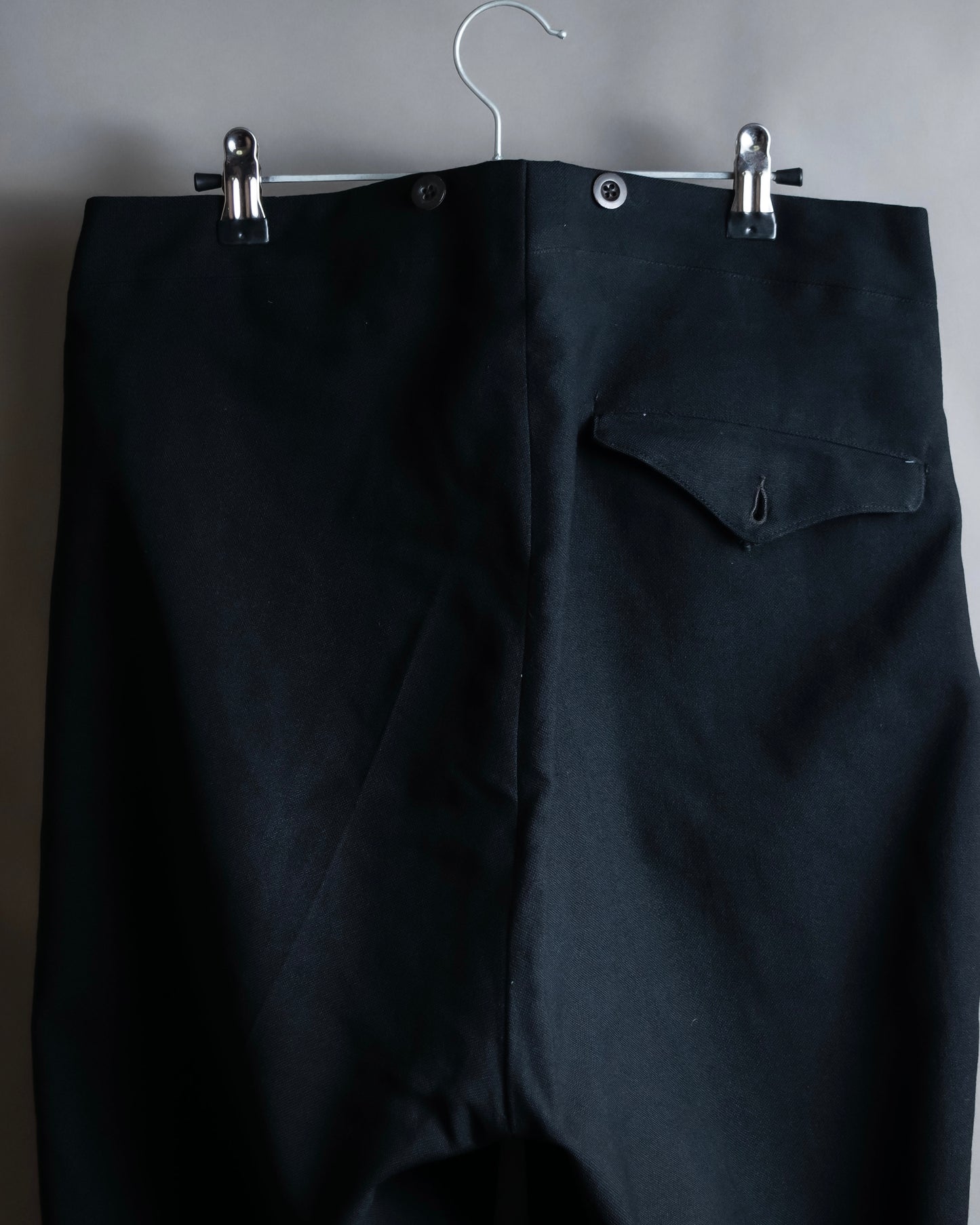 Vintage side line design wide tapered slacks