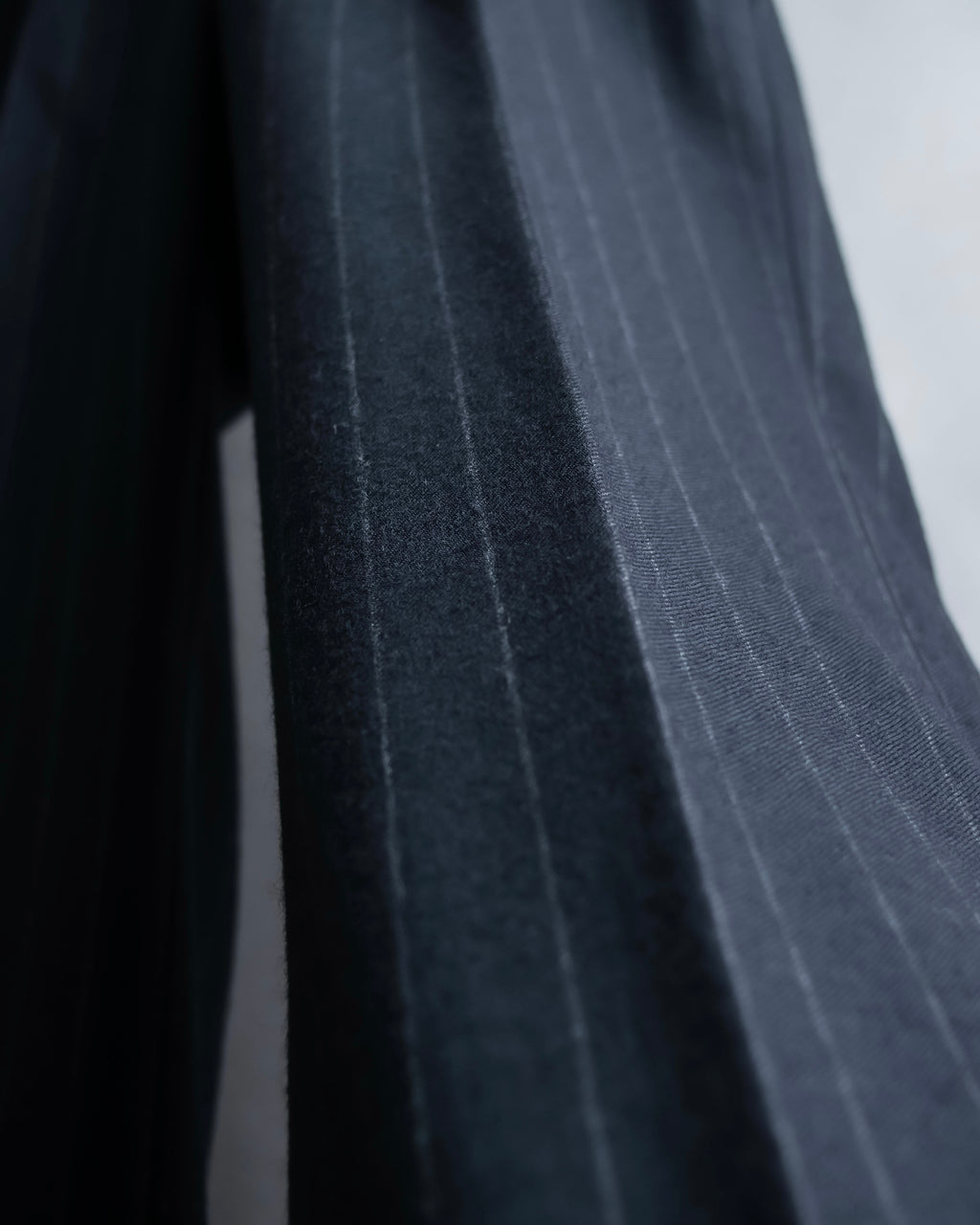 "GUCCI" chalk stripe designed wide pants