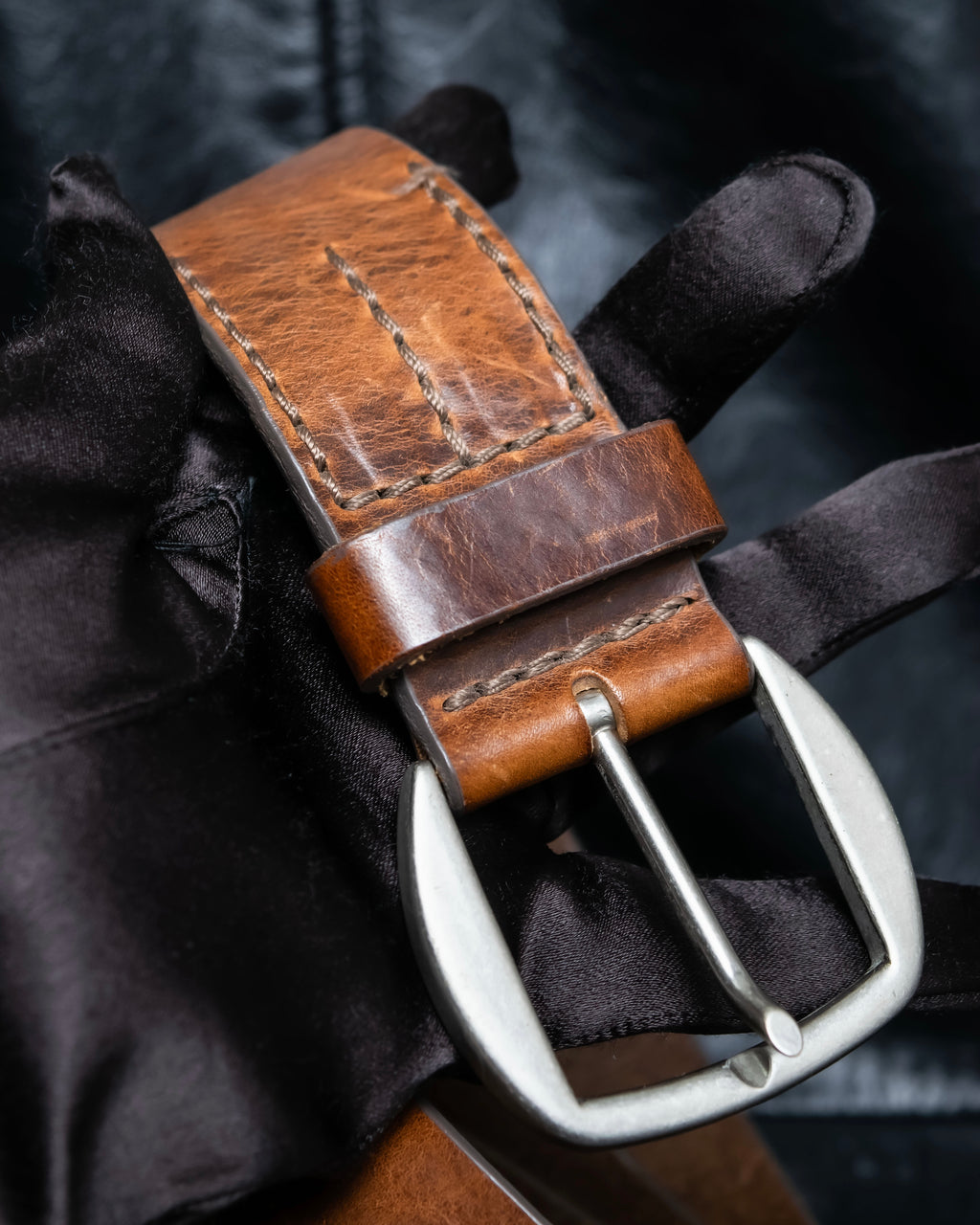 “Maison Margiela” Vera Pelle leather belt