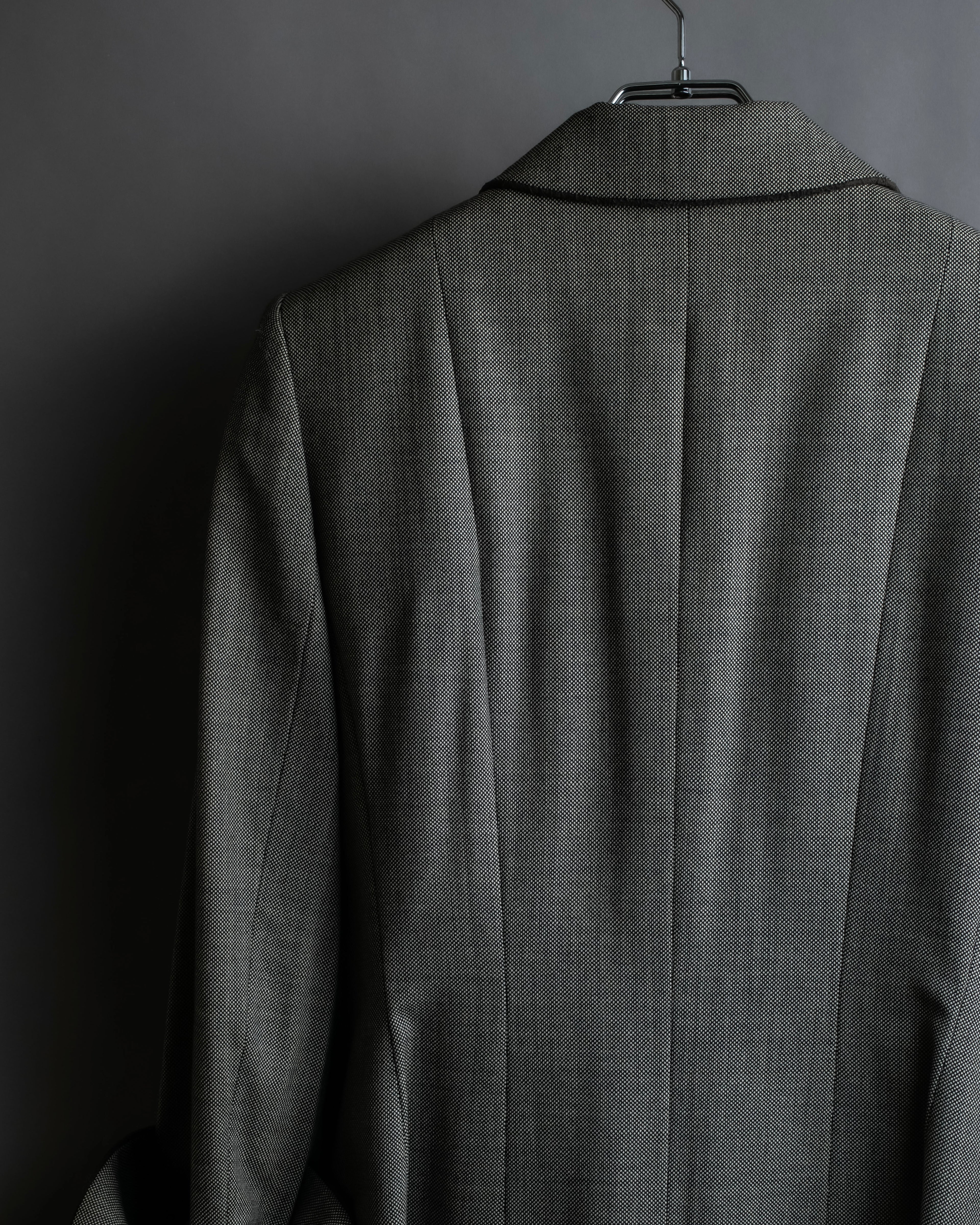 "Christian Dior" Flap pocket detail military tailored jacket