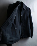 "PRADA" Waist shaped zipper jacket