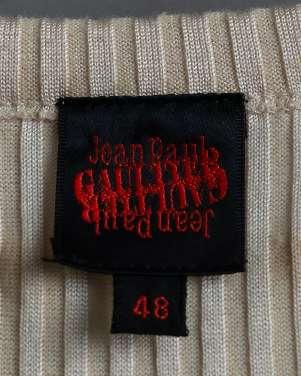 “Jean Paul Gautier” Double belted shoulder designed tank top