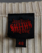 “Jean Paul Gautier” Double belted shoulder designed tank top