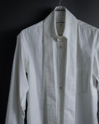 "COMME des GARCONS SHIRT" 01AW French cotton bowtie shirt
