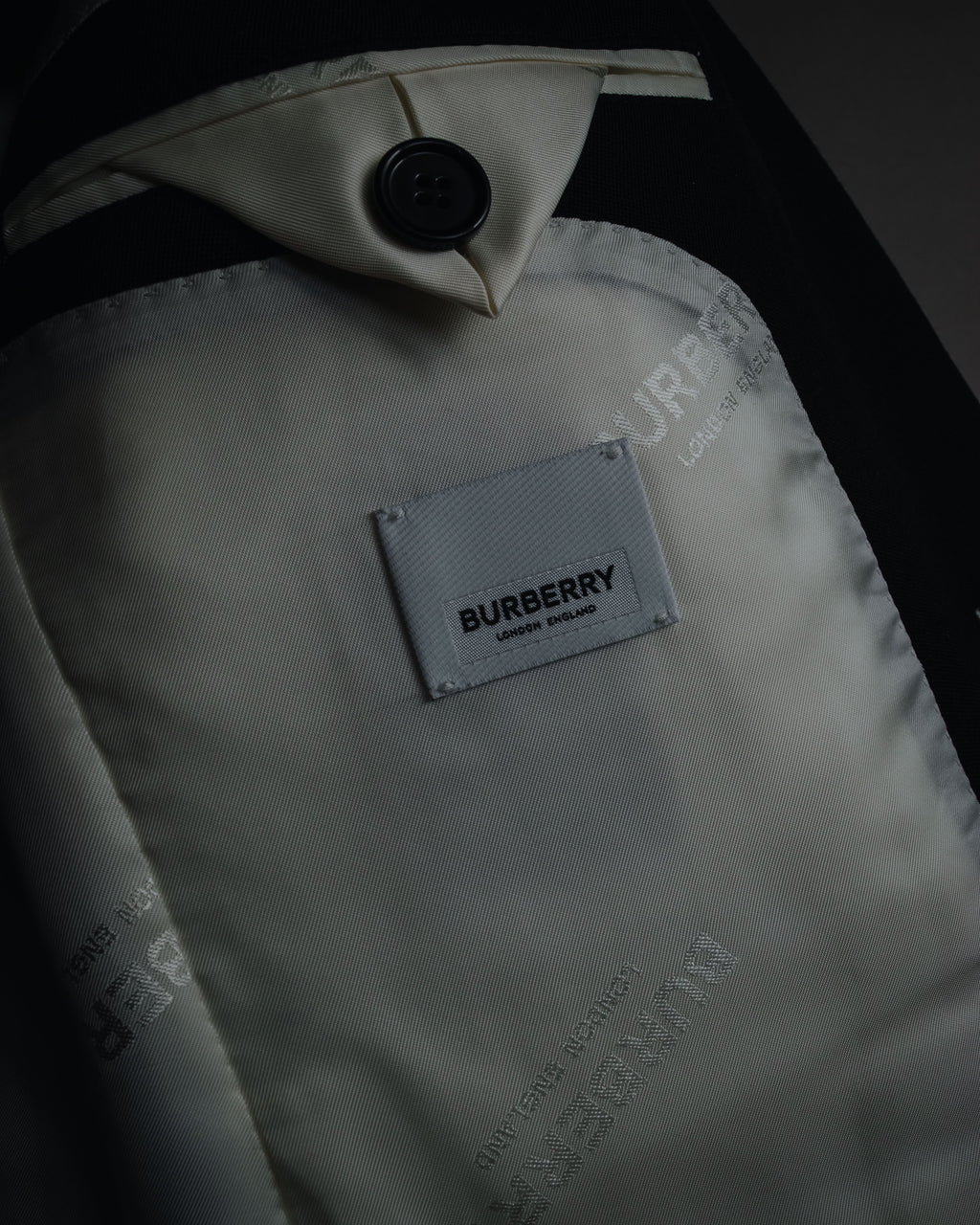 –SPECIAL– "BURBERRY" 20’s trompe l’oeil layered tailored jacket