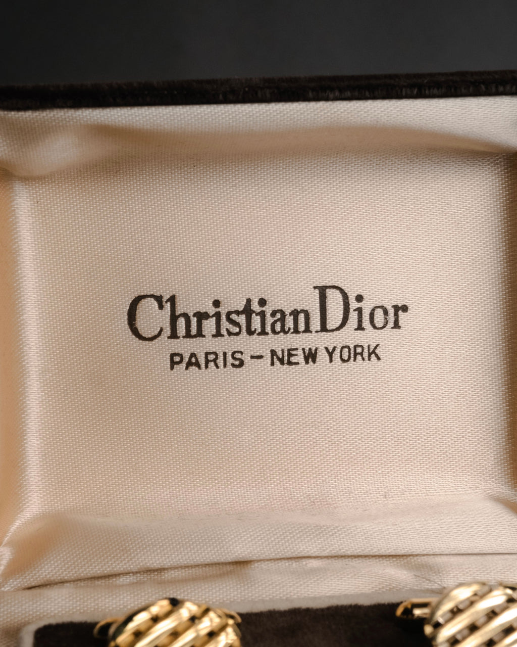 “Christian Dior” 70’s-80’s Geometric cut cufflinks
