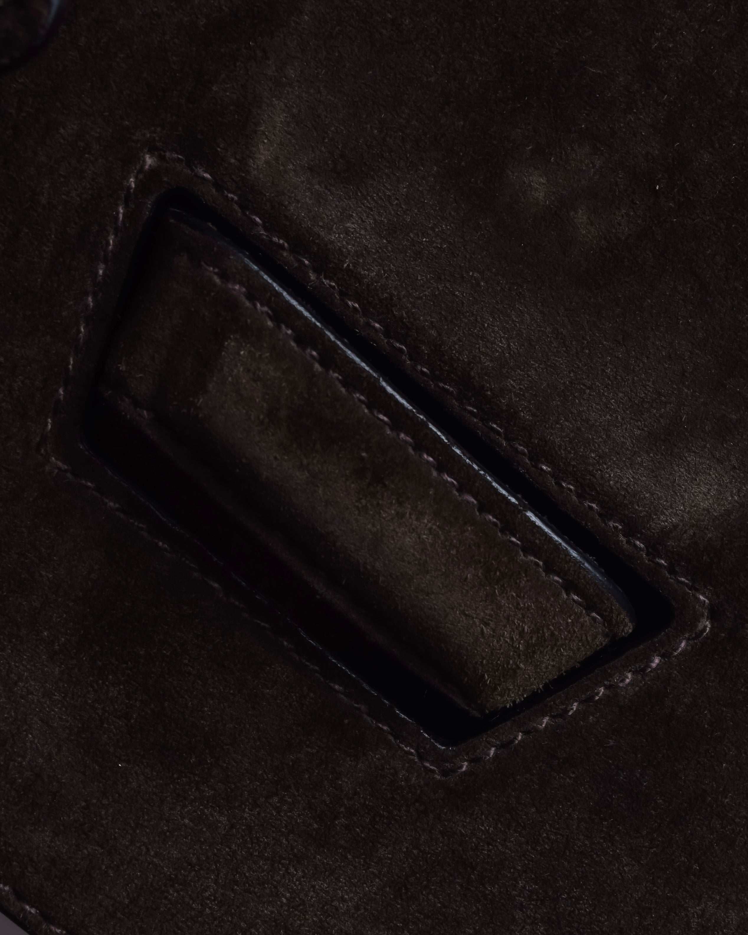 "LOEWE" Textured suede panel barcelona shoulder bag