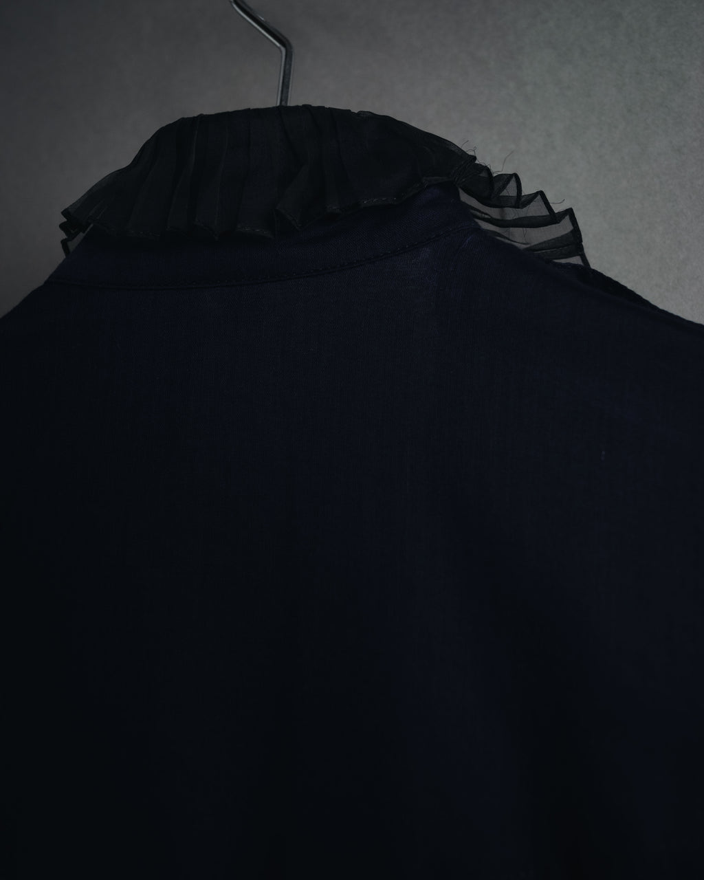 "GUCCI" 90’s-00’s military romantic ruffle blouse