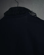 "GUCCI" 90’s-00’s military romantic ruffle blouse