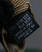 "GIORGIO ARMANI" Diagonal stripe woven silk necktie