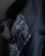 Vintage lapel design tailored jacket