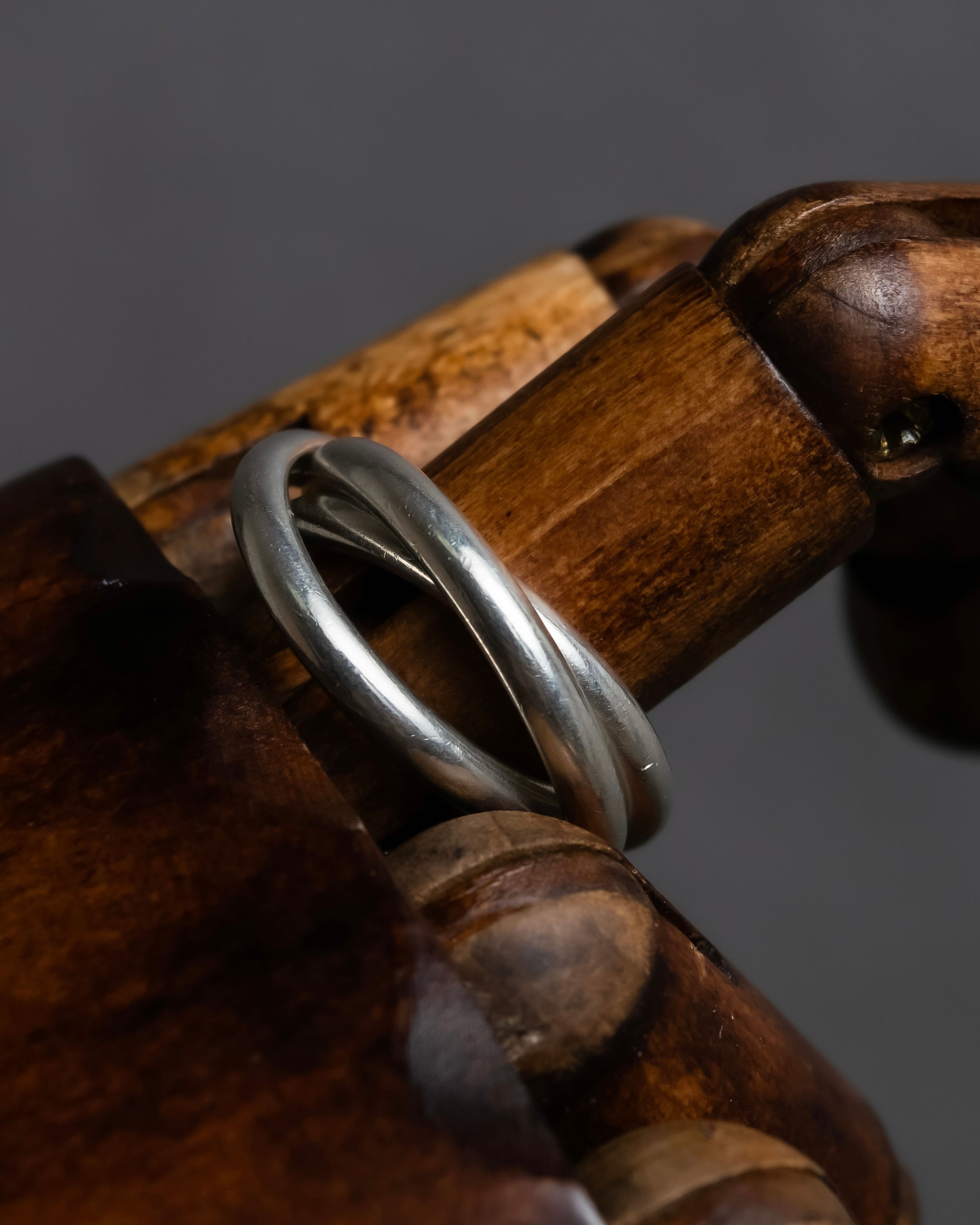 "Tiffany&Co" Trinity design silver ring