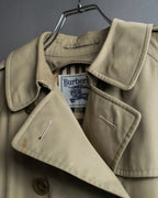 "BURBERRYS" Military detail long trench coat