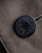 "HERMES" Mocha brown color oversized shirt