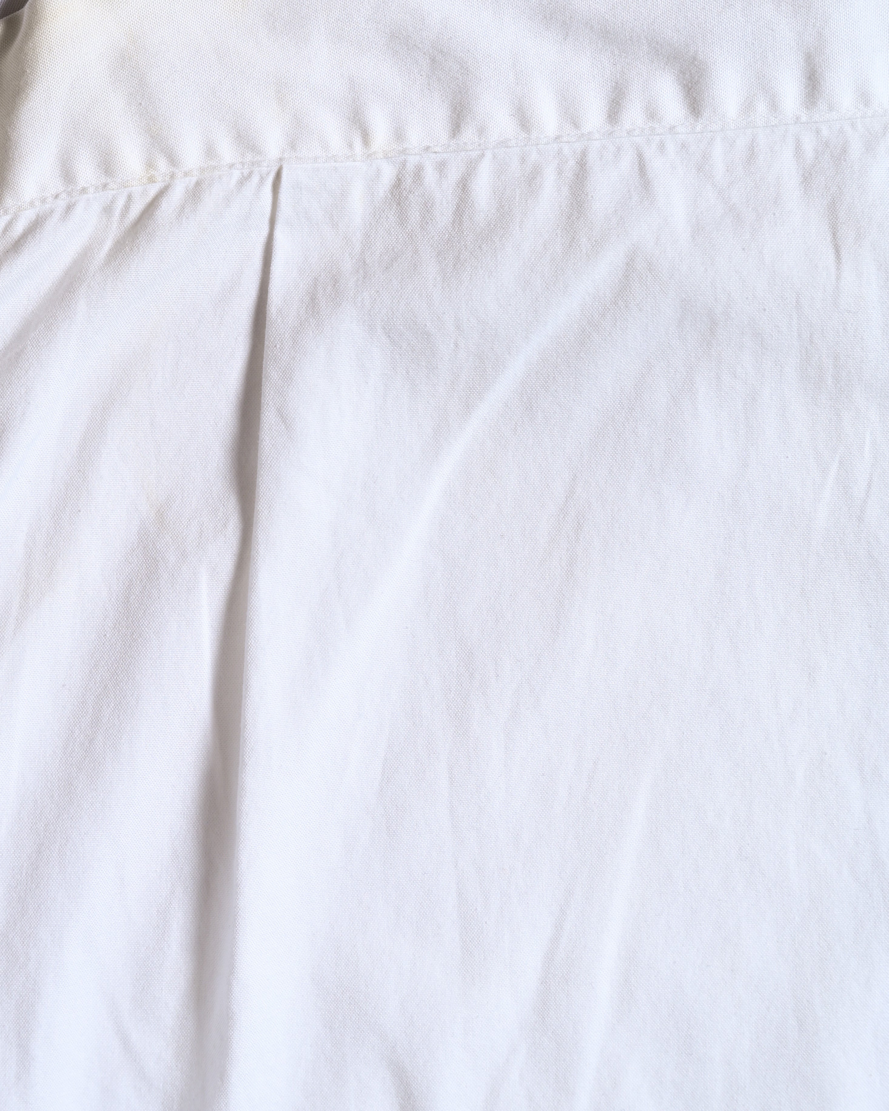 BROOKS BROTHERS/ Relax Fit Cotton French Cuff Shirt White