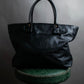 "Chloe" Eclipse series logo engraved leather tote bag