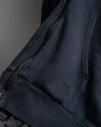 "BALMAIN" Side fastener design oversized double zipper hoodie