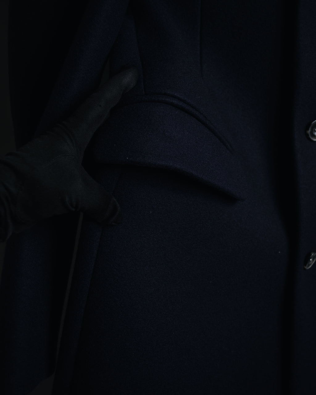 "Acne Studios" 2016-20’s rigid wool melton chester coat