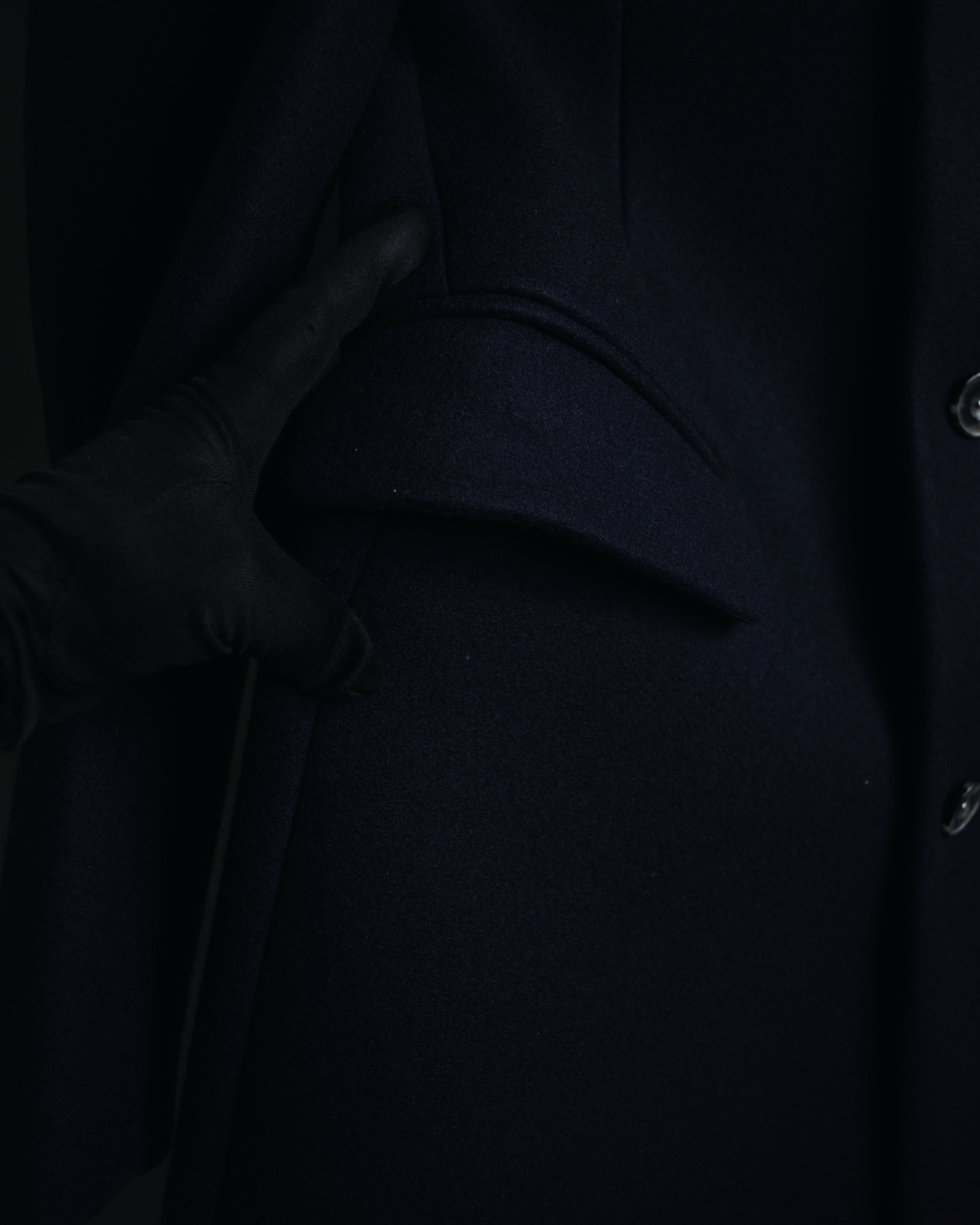 "Acne Studios" 2016-20’s rigid wool melton chester coat