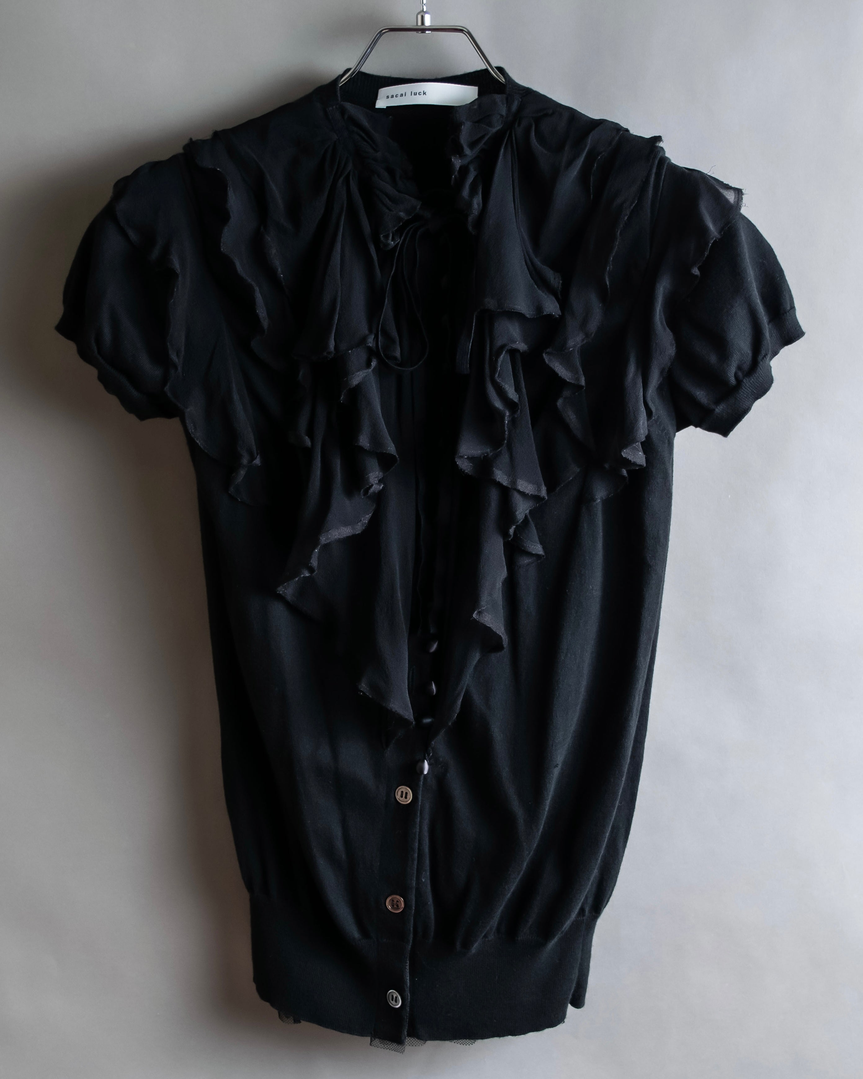 "sacai luck" Layered tulle tunic tops