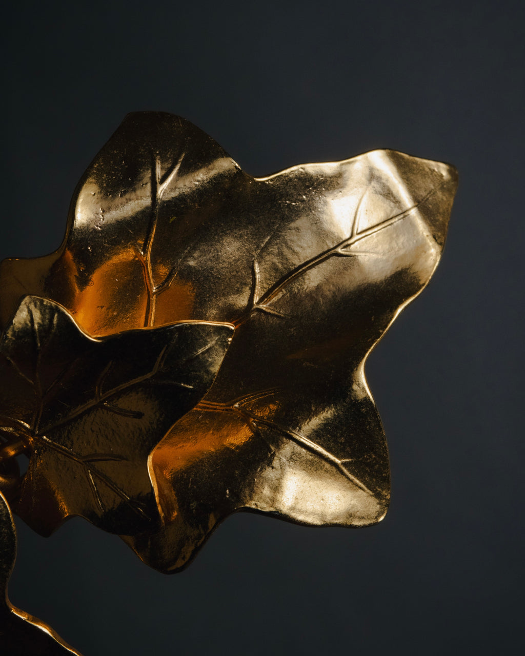 "KENZO" Botanical ivy bouquet brooch