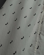 "CELINE" Musical note motif cotton shirt