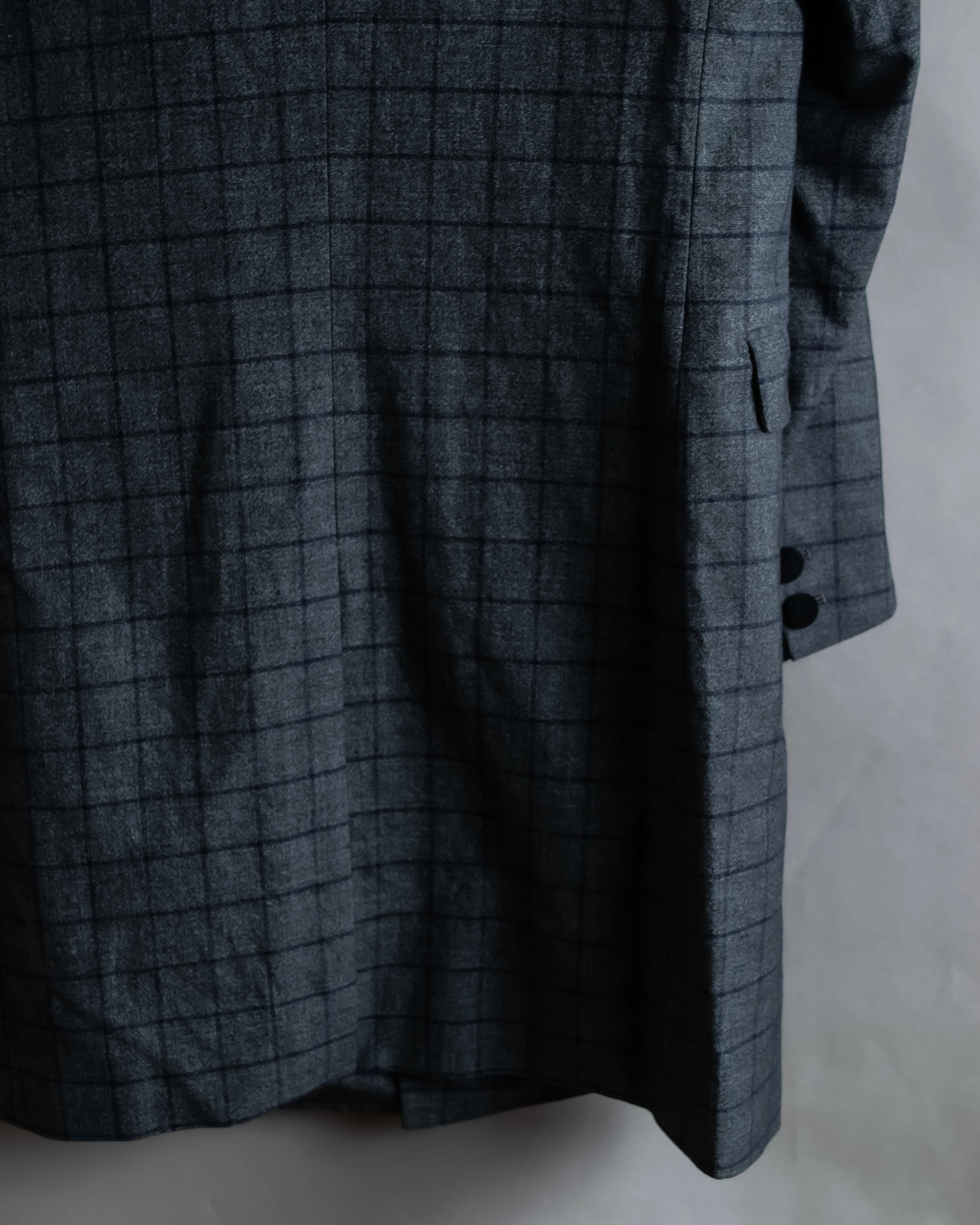 "JOHNBULL" Velvet collar design chesterfield coat