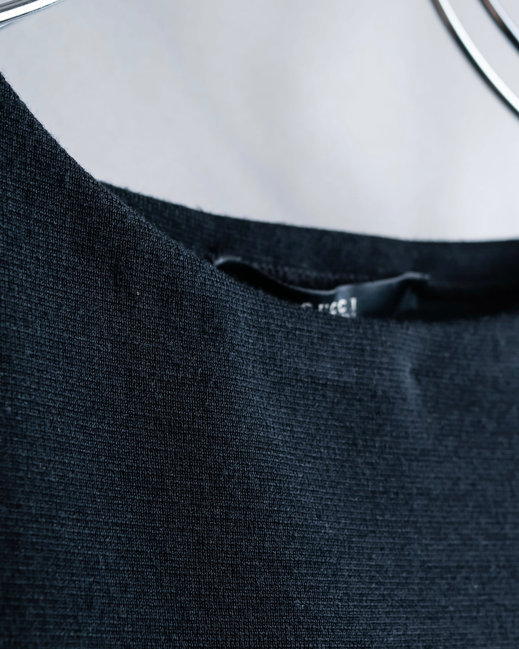 "GUCCI" Leather piping design box sleeve T-shirt