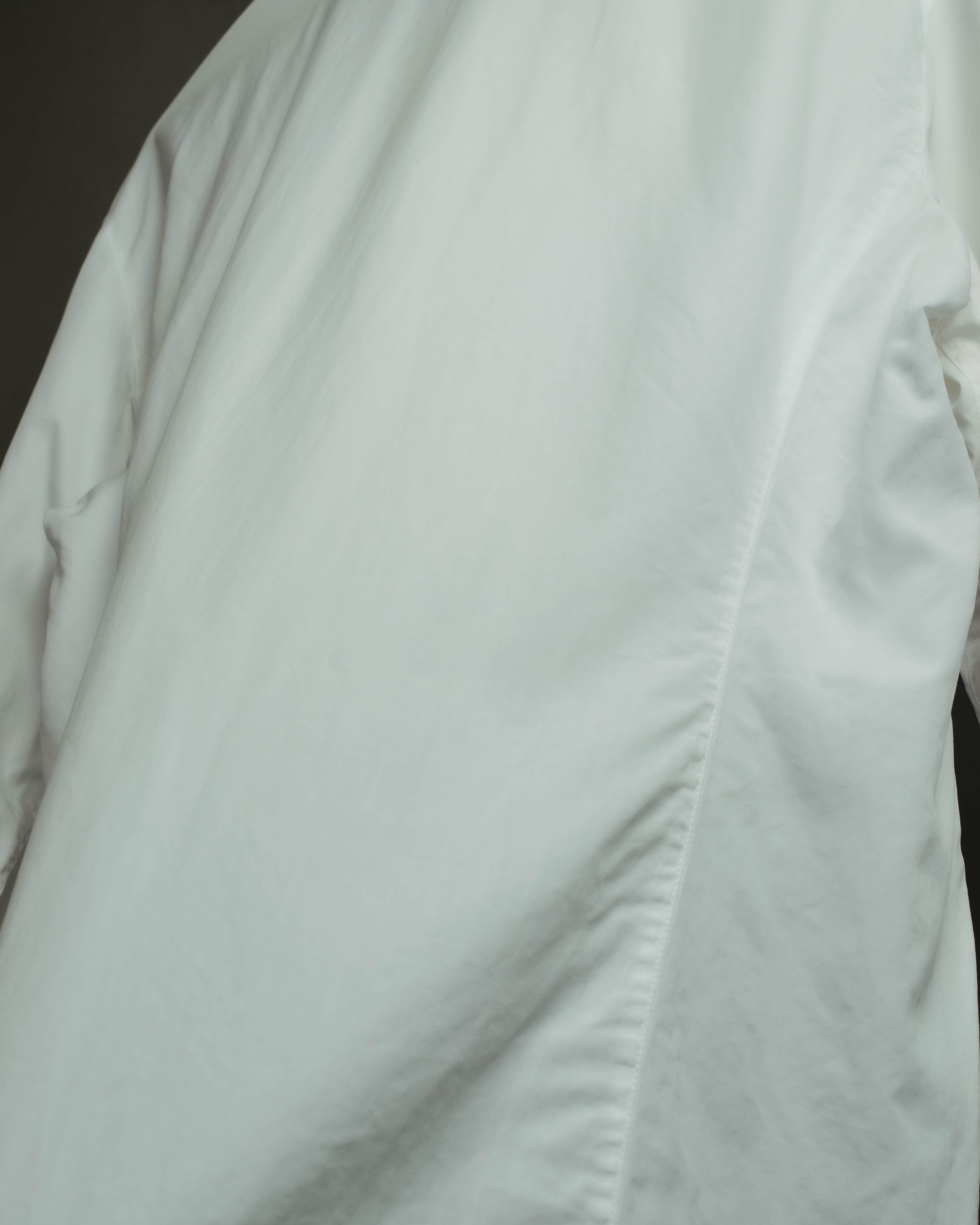 "Hermès" 70's-80's Elegant scarf collar shirt