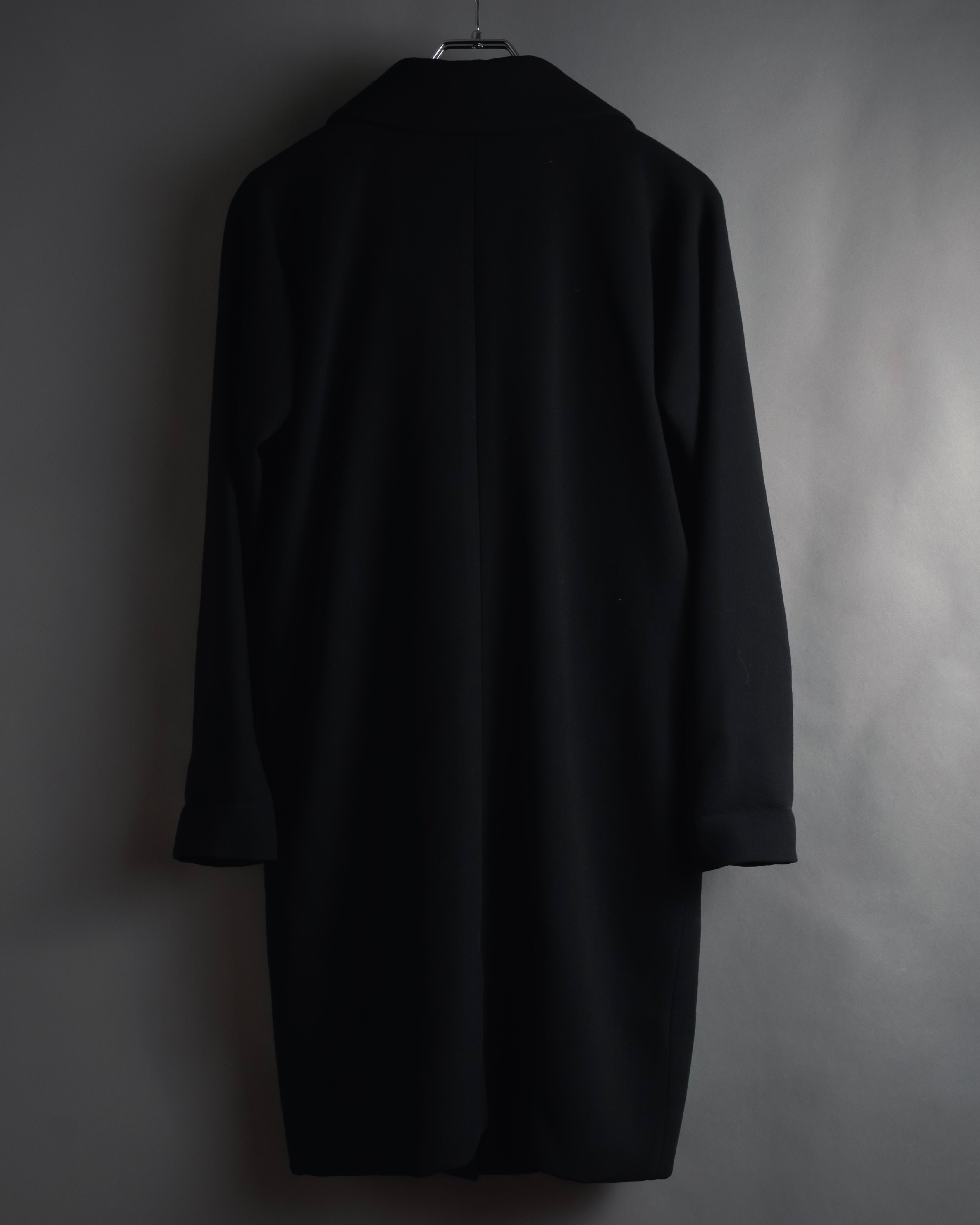 Abrigo de lana de sastrería minimalista de los años 90-00 de Dolce & Gabbana