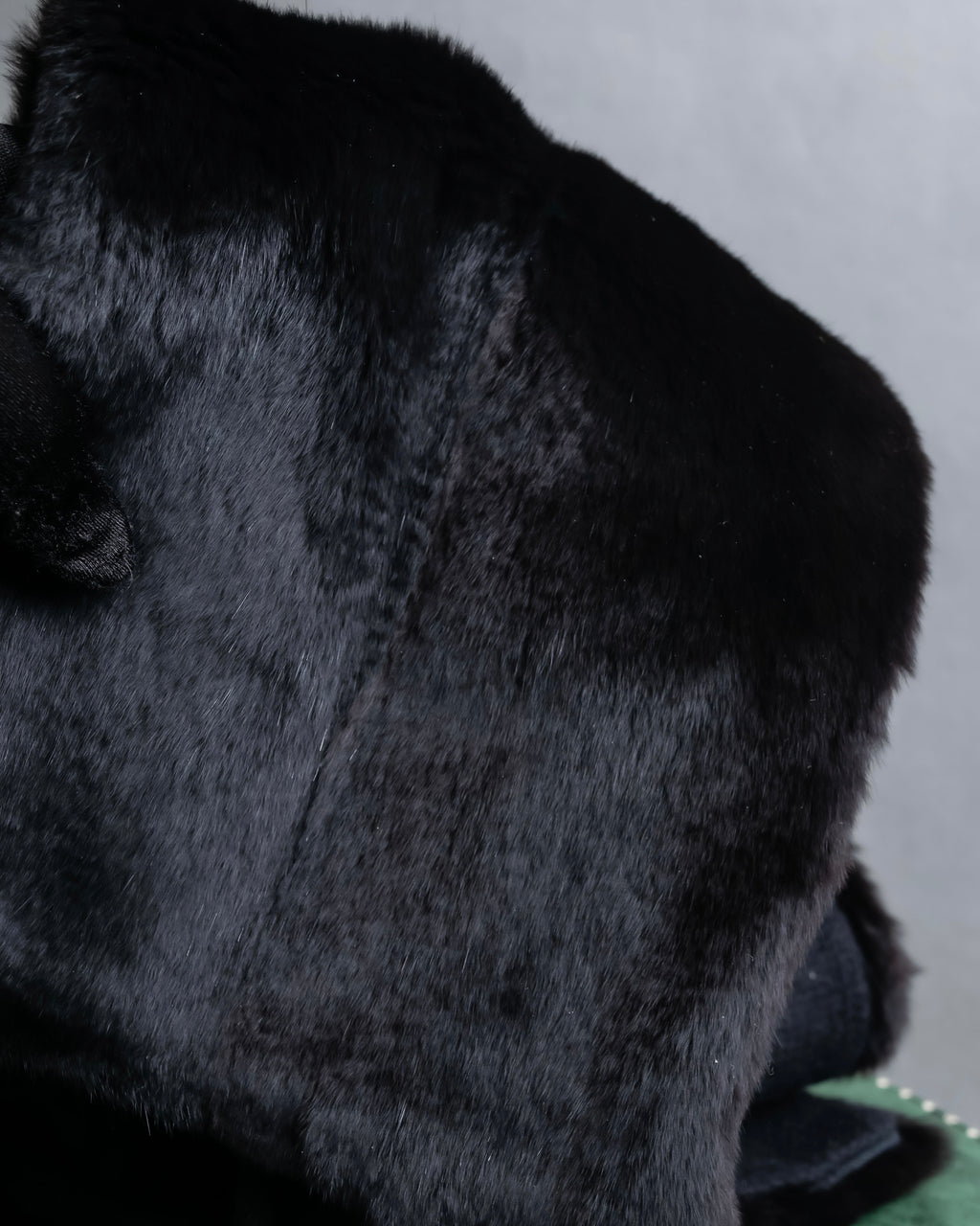 "JIL SANDER" Knit with different materials fur muffler