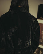 -SPECIAL- "Y’s" 2025's Discharge printed velvet long coat