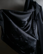 "HUGO BOSS" Satin switch lapel shaped tailored coat