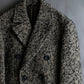 "LANVIN" Double breasted tweed chester coat