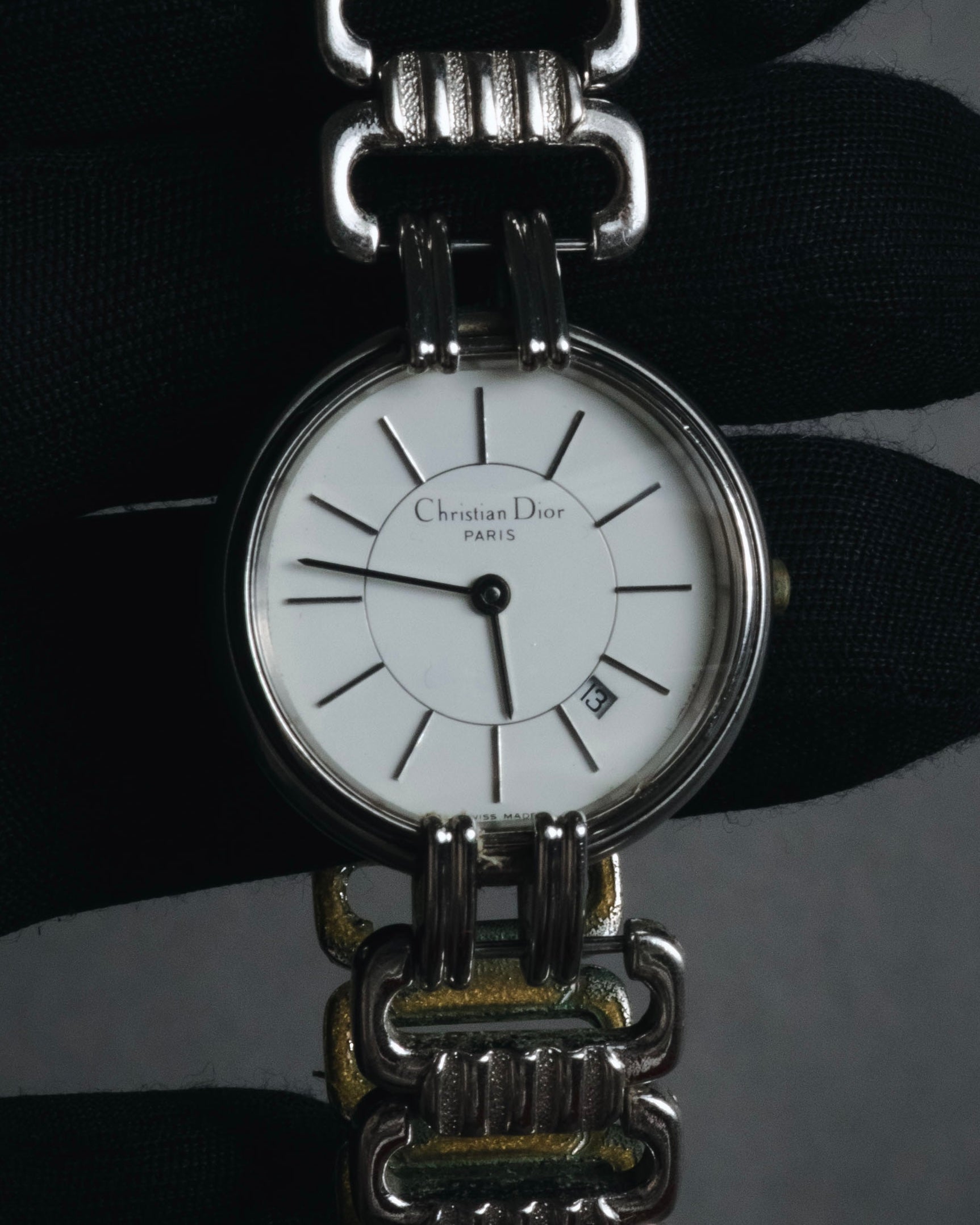 "Christian Dior" 90’s minimalist bracelet quartz watch