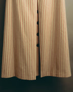-SPECIAL- “GUCCI” 2015-2022 vintage inspired horsebit striped wool skirt