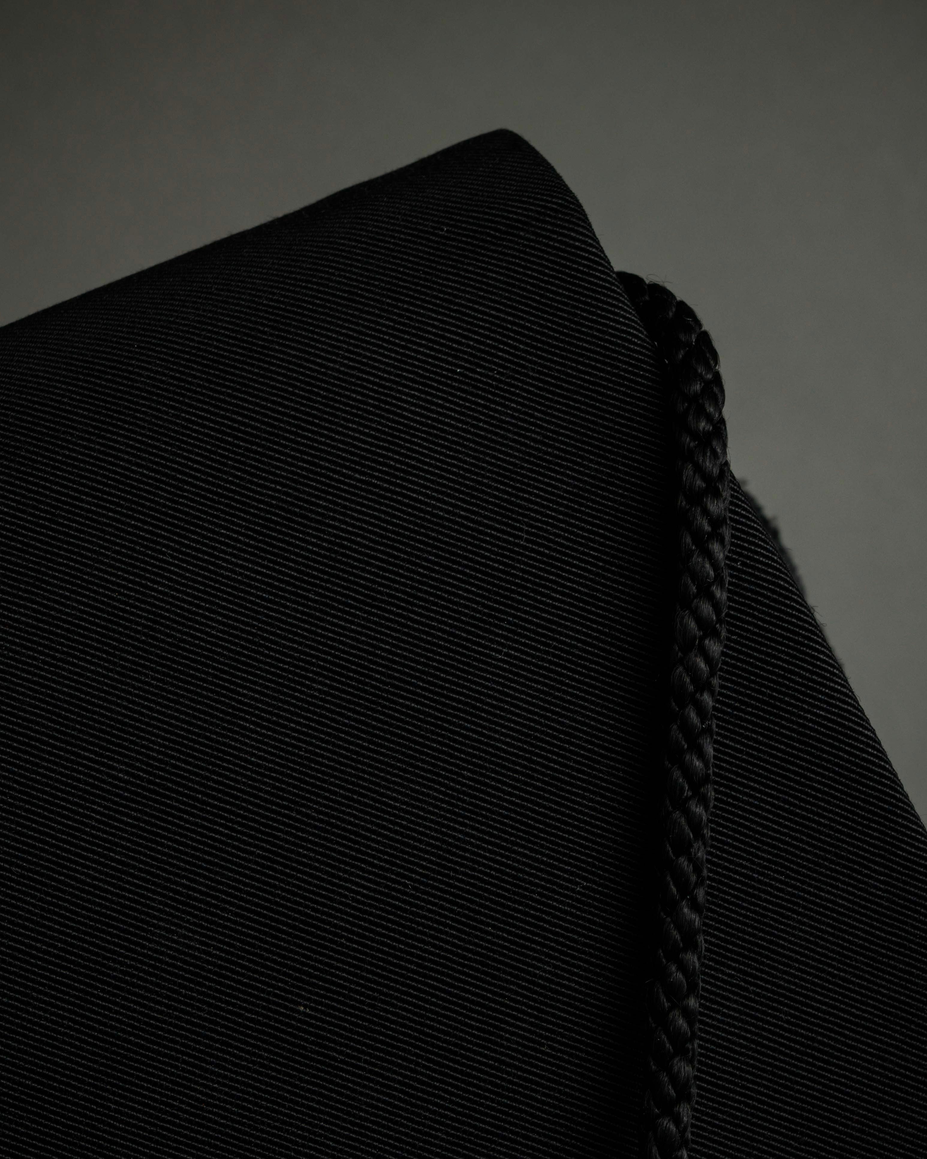 "Christian Dior Boutique Paris" Large flower motif design rope shoulder bag