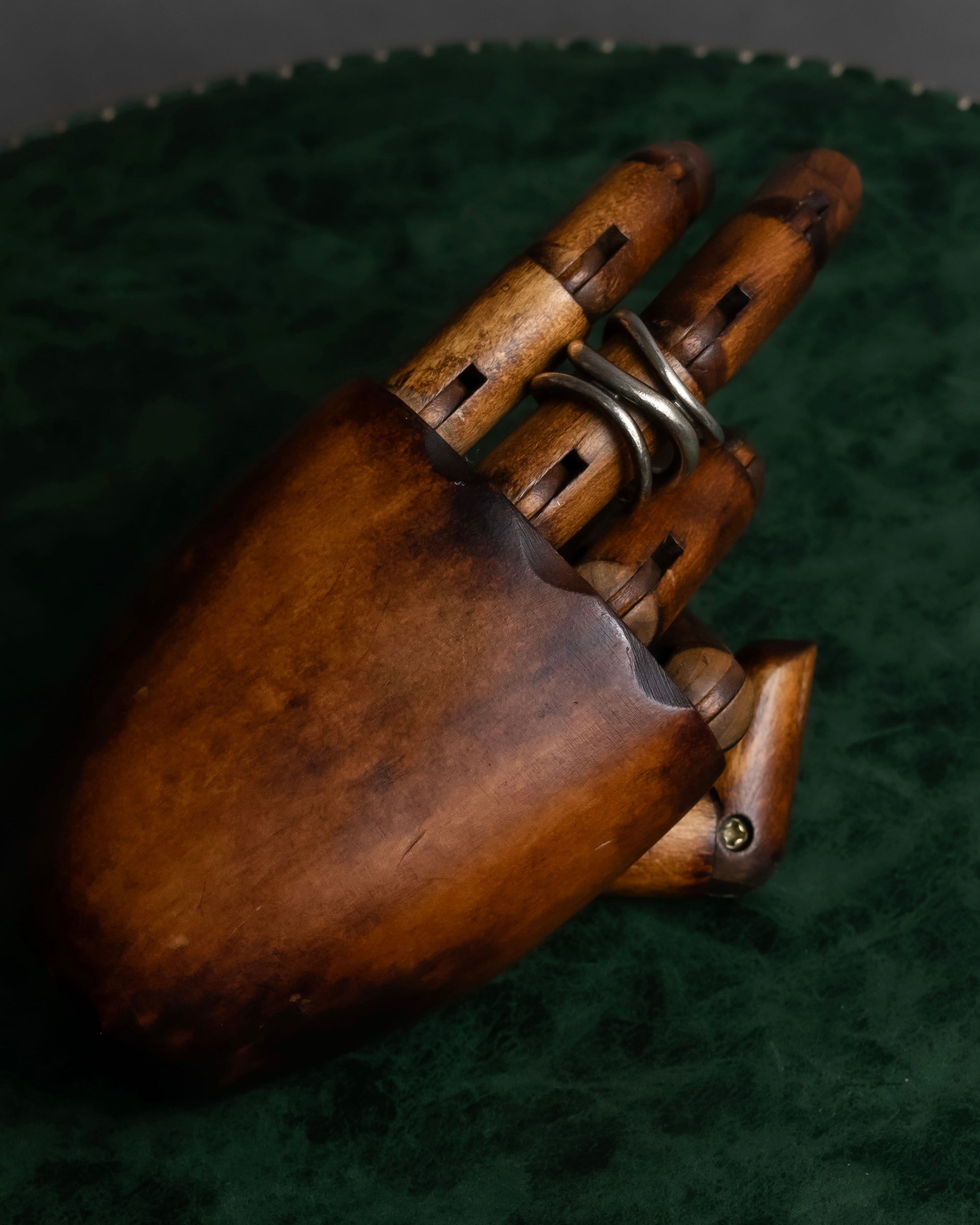 "agete" Three curves organic design silver925 ring