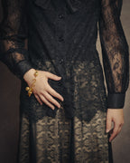 -SPECIAL- “GUCCI“ 2017-18 Fall winter lace bow blouse