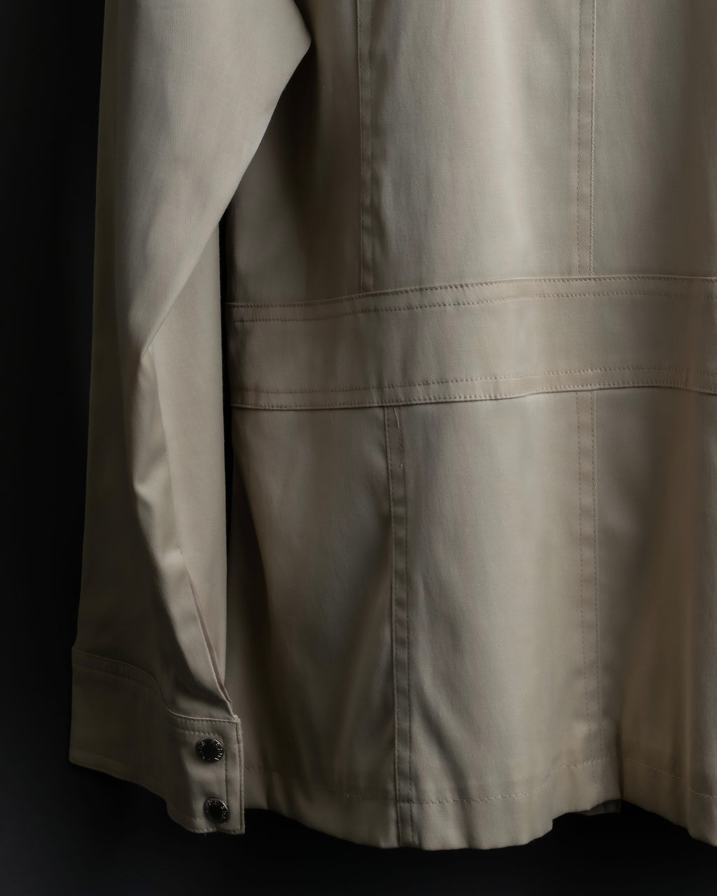 "PRADA" Military detail cotton jacket