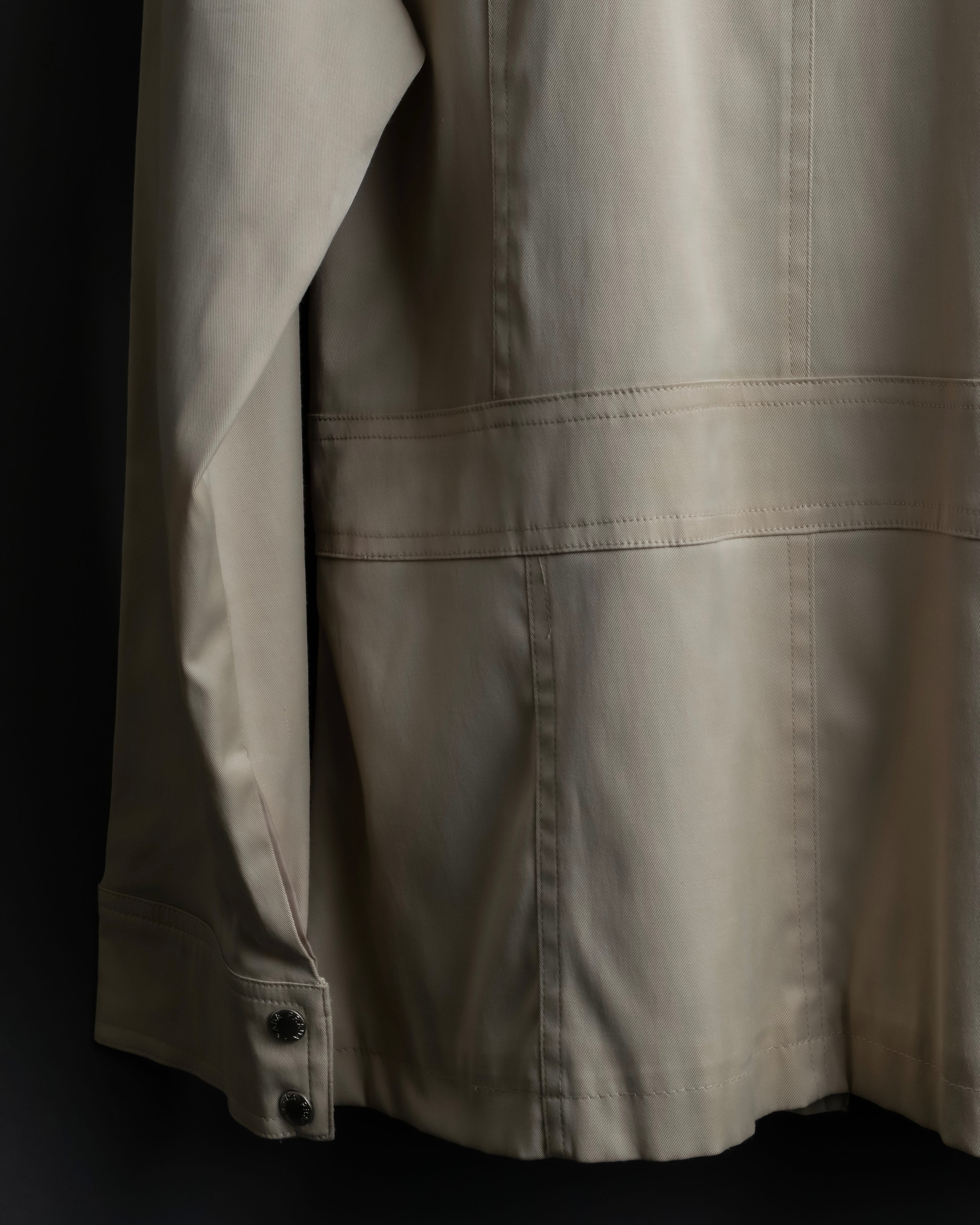 "PRADA" Military detail cotton jacket