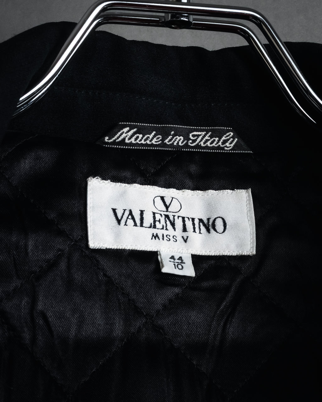 "VALENTINO" 90’s Couture-lined hooded coat